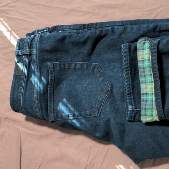 LL Bean Flannel Lined Jeans - Picture 3 of 3